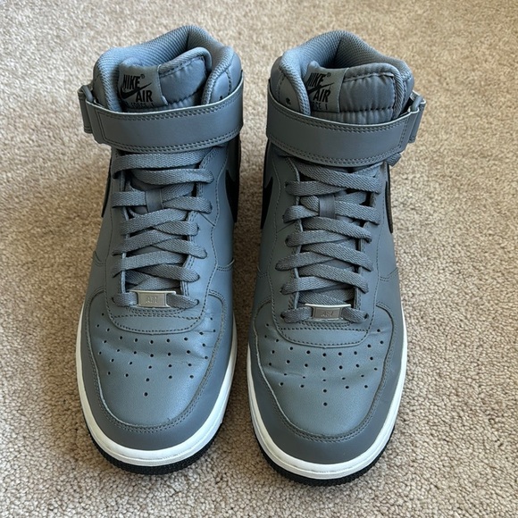 Nike Other - Nike Air Gray High-Top Sneakers